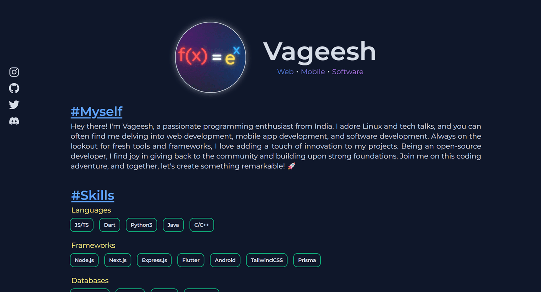 Portfolio Website v1