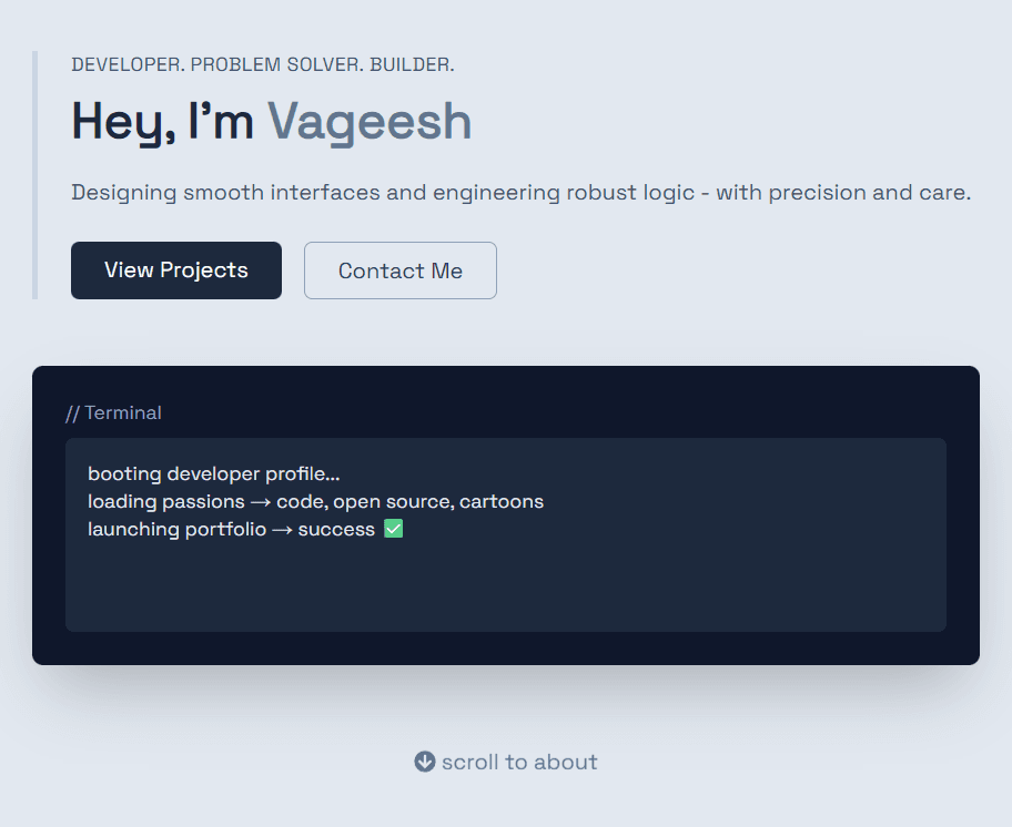 Personal Portfolio v2