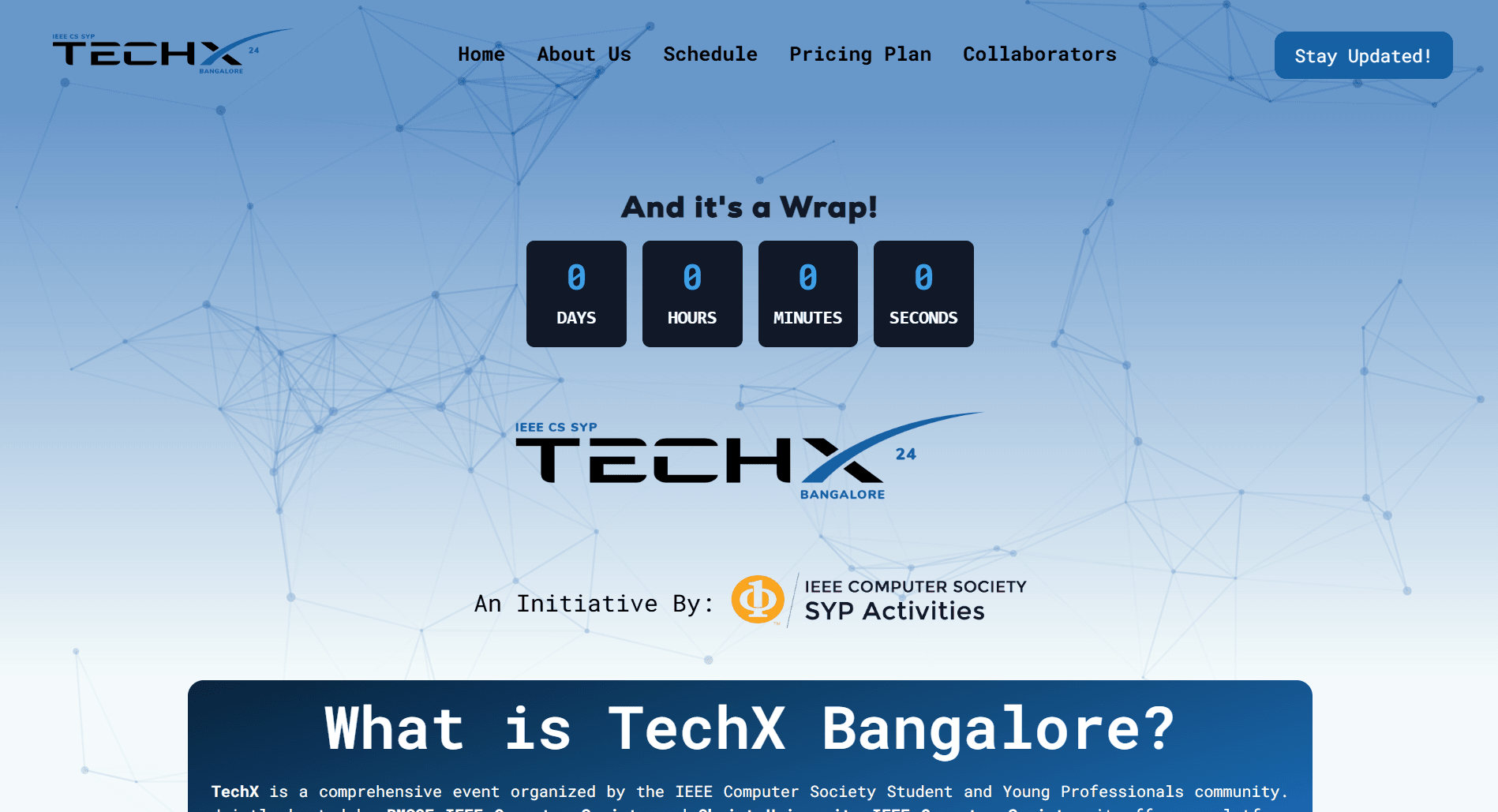 TechX Bangalore 2024 Website